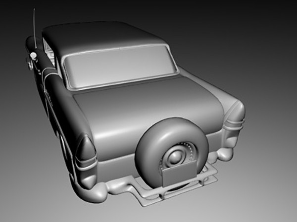3dsmax classic chevrolet - Chevrolet 1950s Bel Air (With Interior)... by Whong